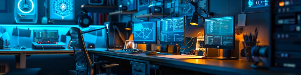 Video editing workstation with multiple monitors