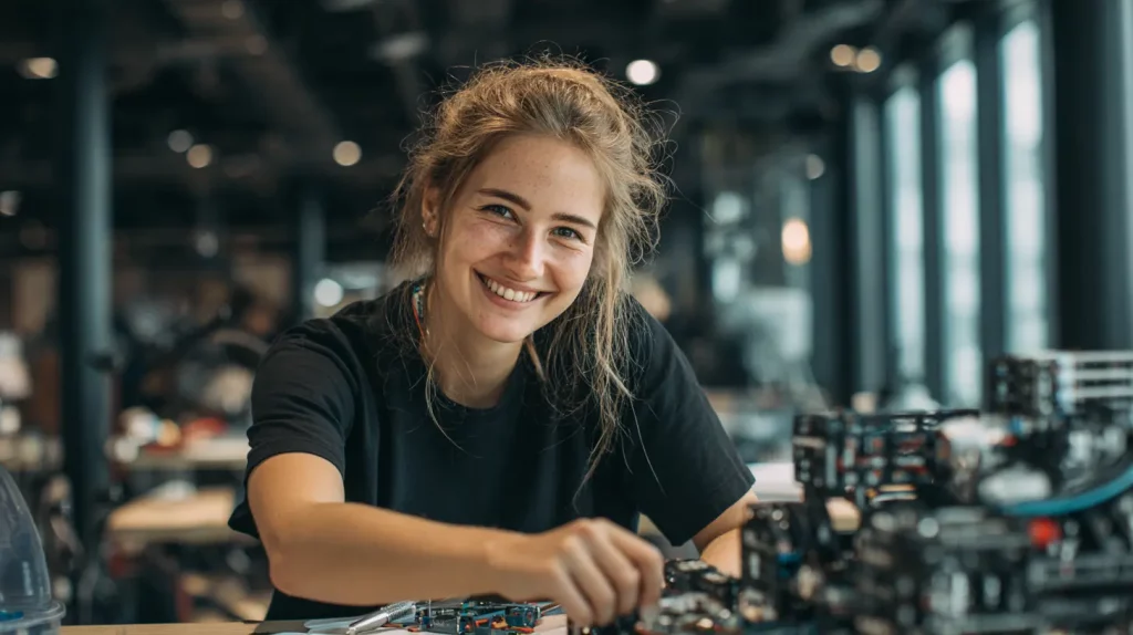 Technical female founder