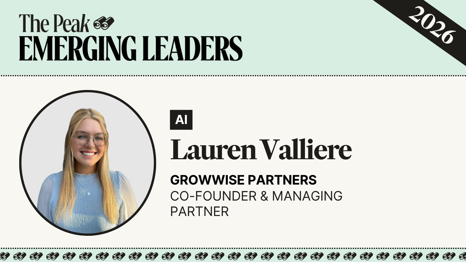 Peak Emerging Leader Lauren Valliere